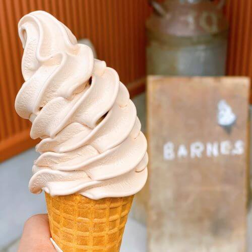 Barnes バーンズ 札幌宮の森 なめらか濃厚ソフトクリーム おにやんグルメ