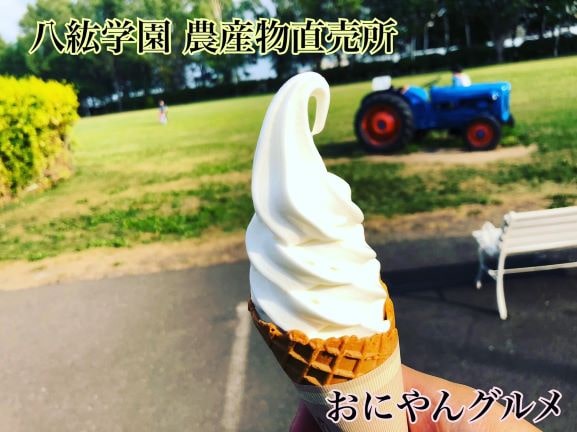 八紘学園 はっこうがくえん 絶品ソフトクリームと超濃厚ヨーグルト おにやんグルメ