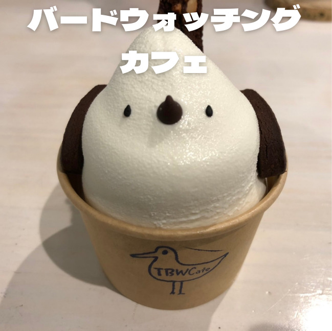 ザ バードウォッチングカフェ千歳 庭に訪れるシマエナガのソフトを提供 おにやんグルメ