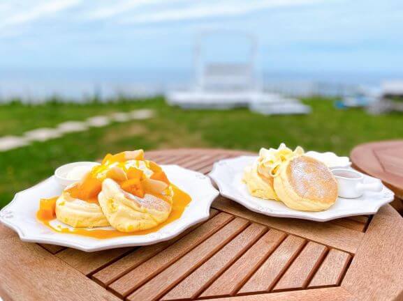 ディアマンピュール厚田 石狩の海沿いカフェでパンケーキと絶景を堪能 おにやんグルメ